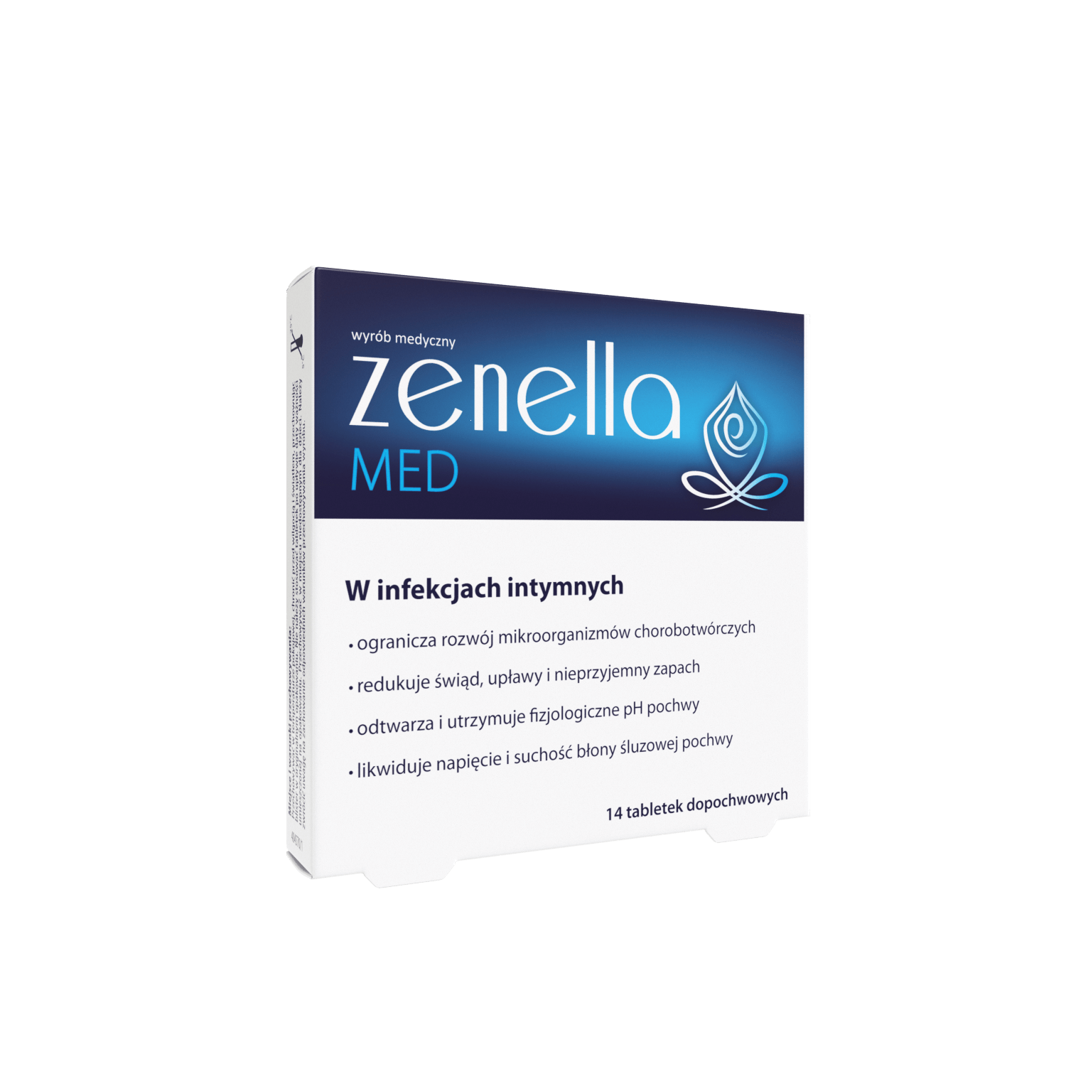 Zenella Med, tabletki dopochwowe na infekcje intymne, 14 szt.
