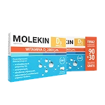 Molekin D3 2000 j.m. tabletki z witaminą D3, 120 szt.