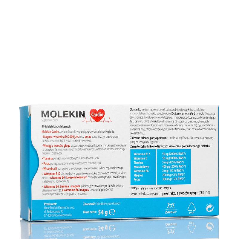 Molekin Cardio, tabletki, 30 szt.