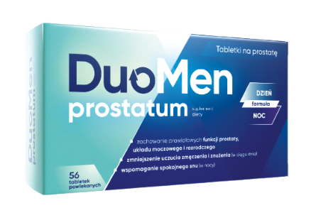 DuoMen Prostatum, tabletki ze składnikami wspomagającymi prawidłowe funkcjonowanie prostaty i układu moczowego, 28 szt. + 28 szt.