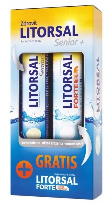 Zdrovit Litorsal Senior+ + Litorsal Forte, 24 tabletek + 24 tabletek