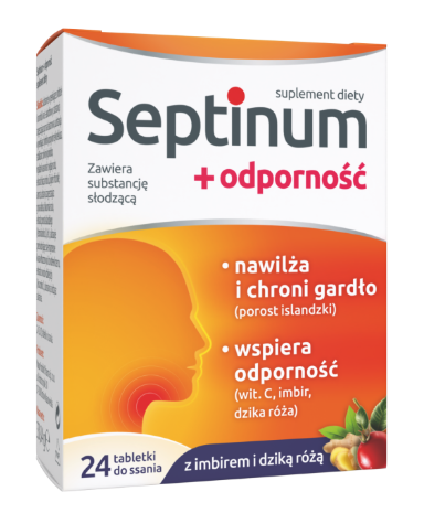 Septinum + Odporność, 24 tabletki do ssania