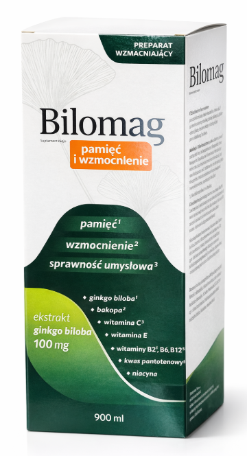 Bilomag Pamięć I Wzmocnienie, płyn , 900 ml