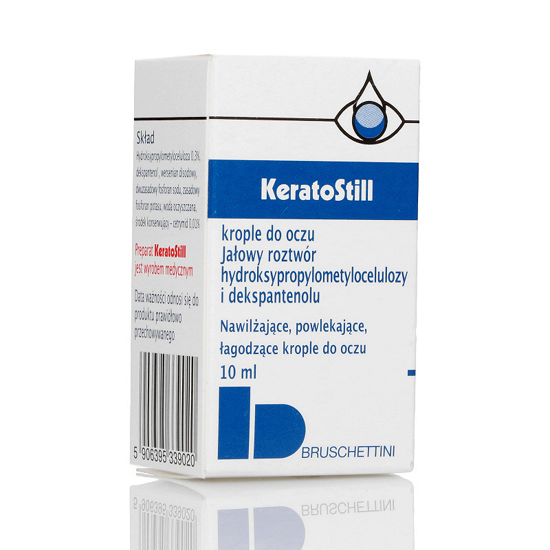 KeratoStill, krople do oczu nawilżające i łagodzące, butelka 10 ml