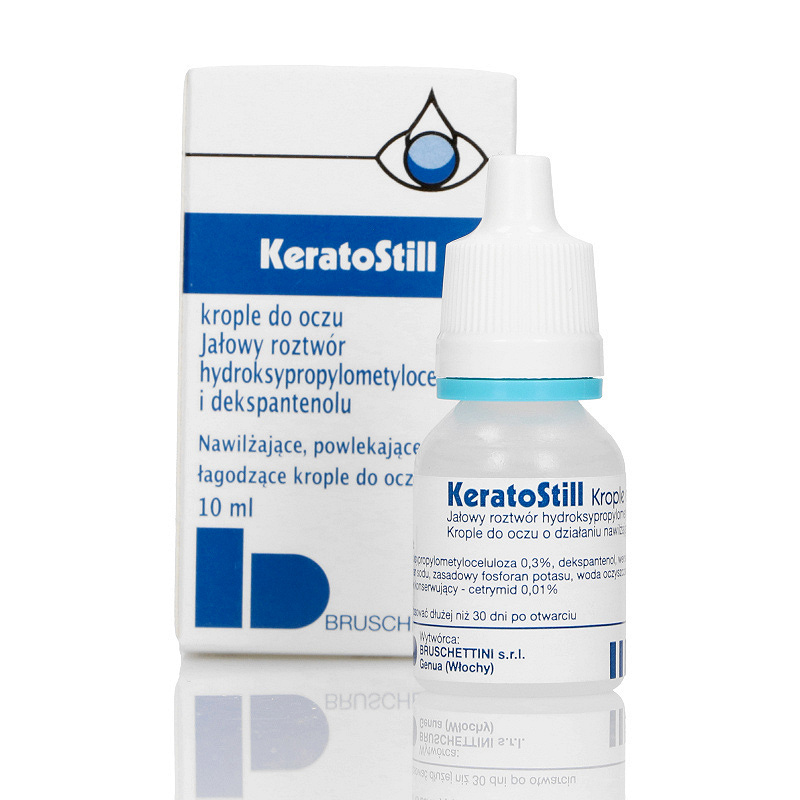KeratoStill, krople do oczu nawilżające i łagodzące, butelka 10 ml