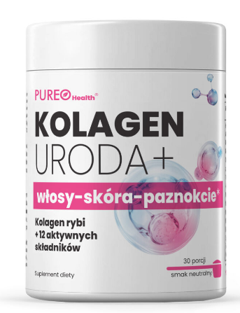 Pureo Health Kolagen Uroda+ smak neutralny, 30 porcji
