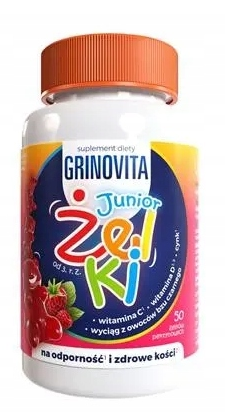 Grinovita Junior żelki, 50 szt.