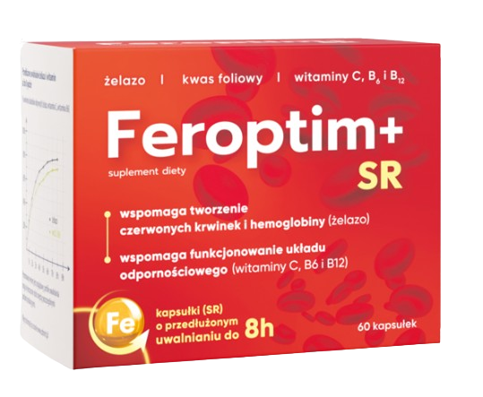 Feroptim+ SR 60 kapsułek