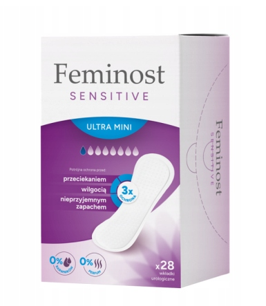 Feminost Sensitive Ultra Mini  wkładki urologiczne, 28 szt.