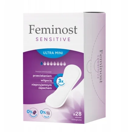 Feminost Sensitive Ultra Mini, wkładki urologiczne, 28 szt.