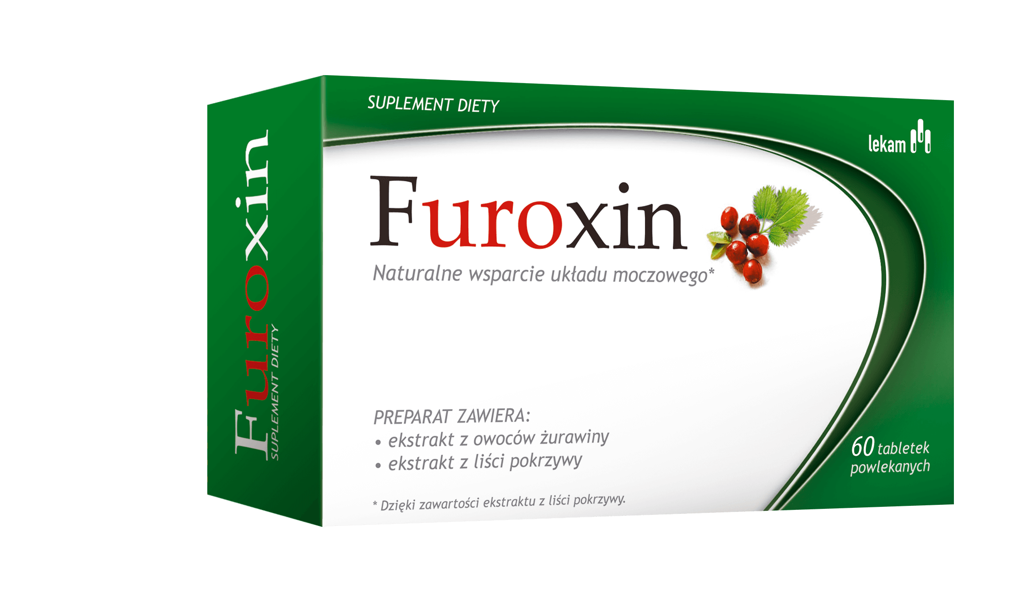 Furoxin, tabletki ze składnikami wspomagającymi układ moczowy, 60 szt.