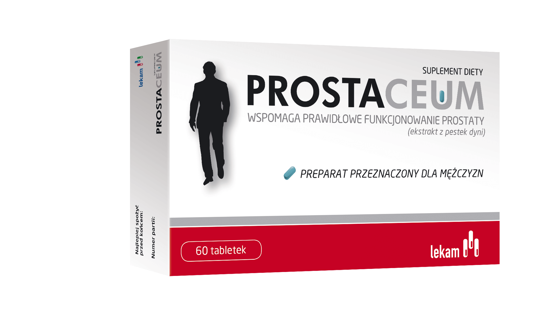 Prostaceum, tabletki ze składnikami wspomagającymi funkcjonowanie prostaty, 60 szt.