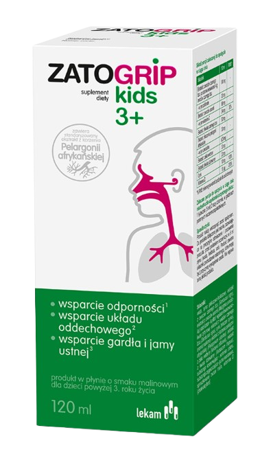 Zatogrip Kids 3+, płyn, 120 ml