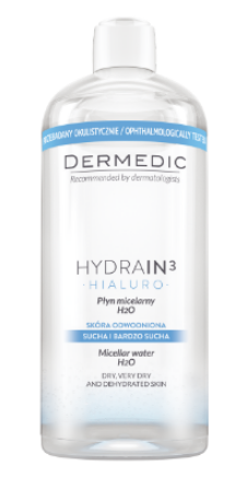 Dermedic Hydrain 3 Hialuro, płyn micelarny, 200 ml