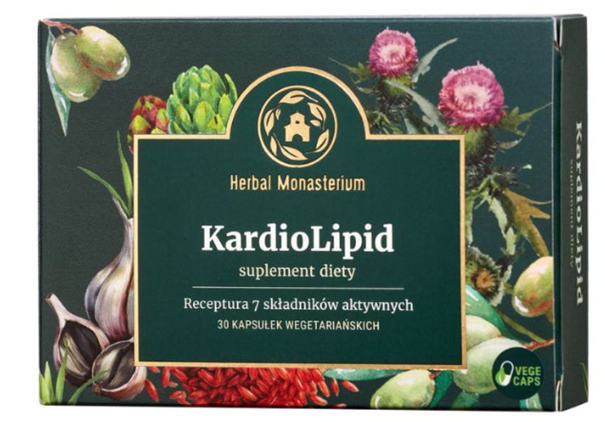 Herbal Monasterium KardioLipid, 30 kapsułek