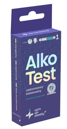 Alkotest alkomat jednorazowy, 1 szt.