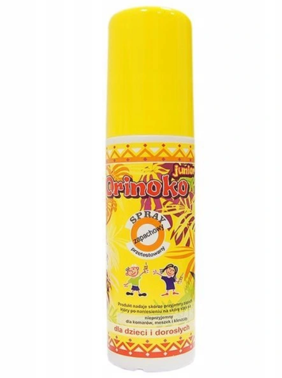 Orinoko, spray ochronny przeciw komarom i kleszczom dla dzieci, 90 ml
