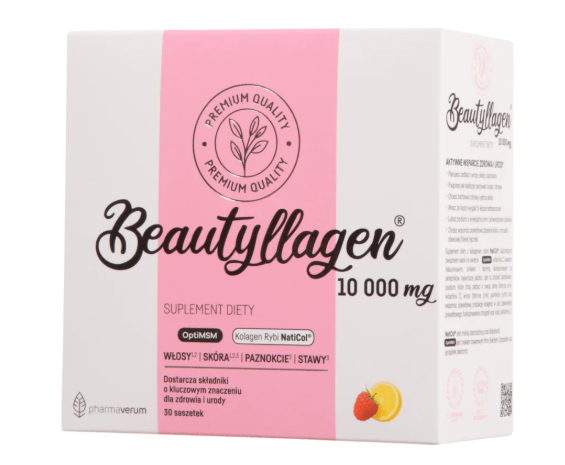 Beautyllagen 10000 mg malinowo-cytrynowy, 30 sasz.