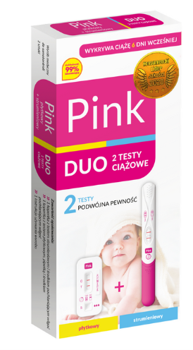 Pink Duo, test strumieniowy, 1 szt. + test płytkowy, 1 szt.