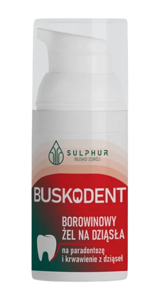 Buskodent, borowinowy żel na dziąsła, 35g