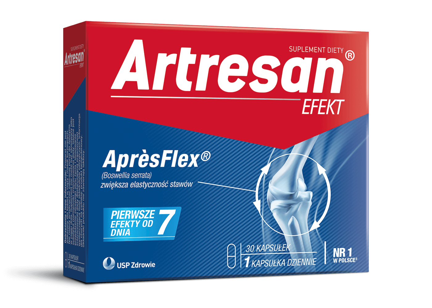 Artresan Efekt kapsułki ze składnikami wspierającymi funkcjonowanie chrząstki stawowej, 30 szt.