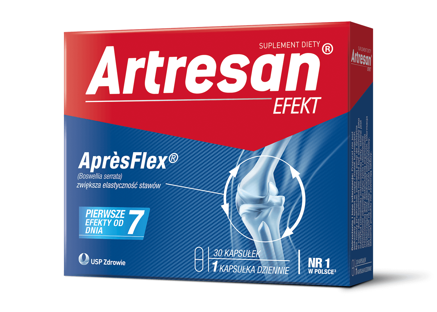 Artresan Efekt, kapsułki ze składnikami wspierającymi funkcjonowanie chrząstki stawowej, 30 szt.