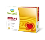 Naturell Omega-3 kapsułki ze składnikami wspierającymi zdrowe serce, prawidłowe ciśnienie krwi, 120 szt.