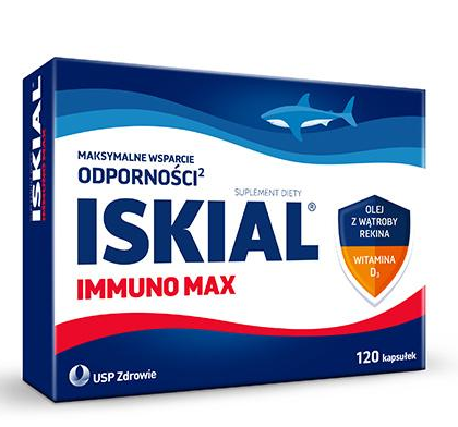 Iskial MAX, kapsułki ze składnikami wspomagającymi odporność, 120 szt.