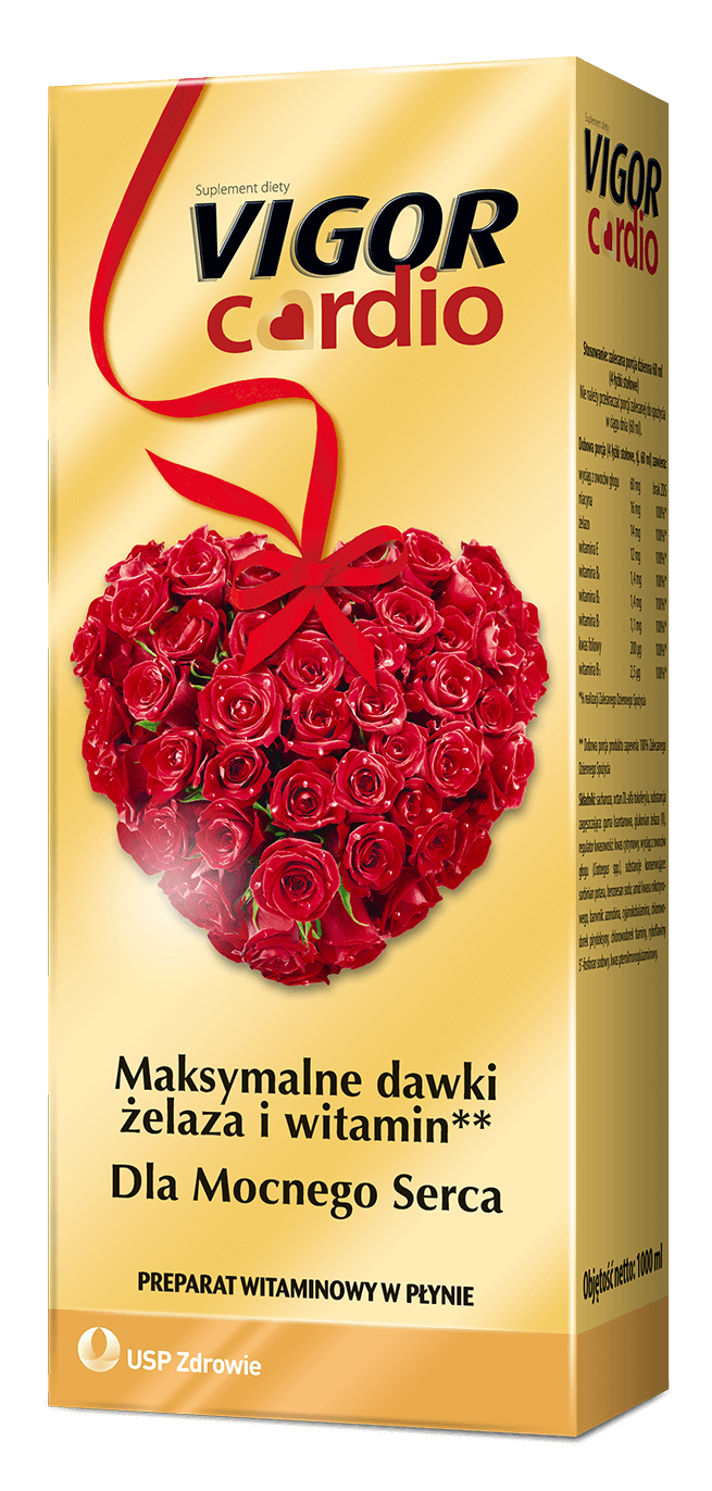 Vigor Cardio, płyn ze składnikami wspierającymi pracę serce, 1000 ml