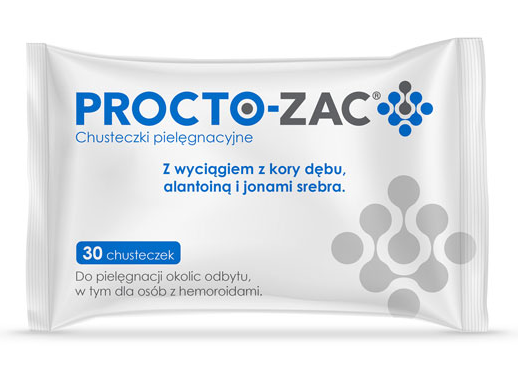 Procto-zac chusteczki pielęgnacyjne, 30 szt.