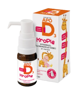 ApoD3 Baby 400 j.m, krople, 10 ml