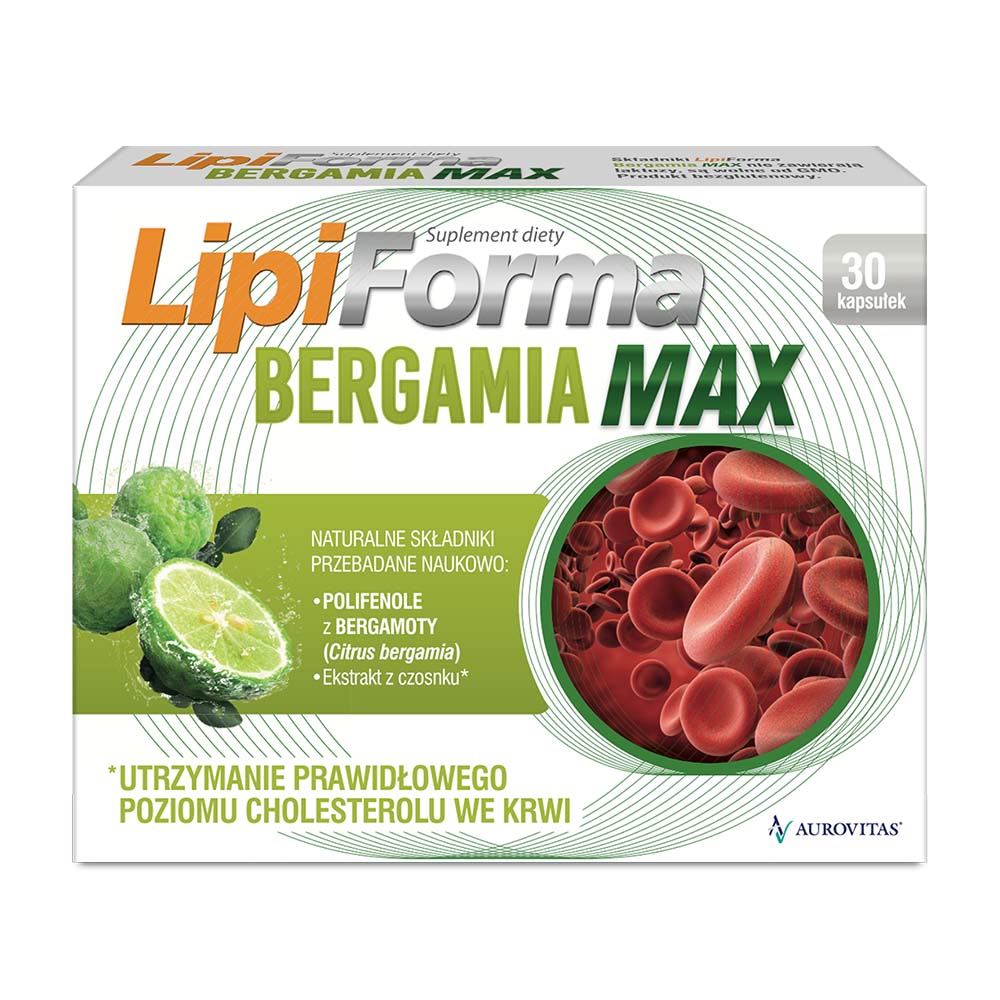 Lipiforma Bergamia Max, 30 kapsułek twardych