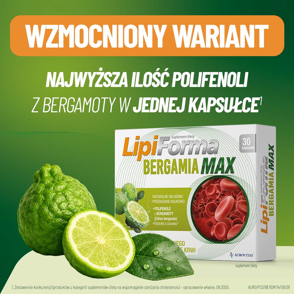 Lipiforma Bergamia Max, 30 kapsułek twardych