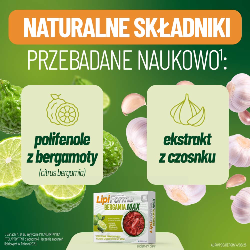 Lipiforma Bergamia Max, 30 kapsułek twardych
