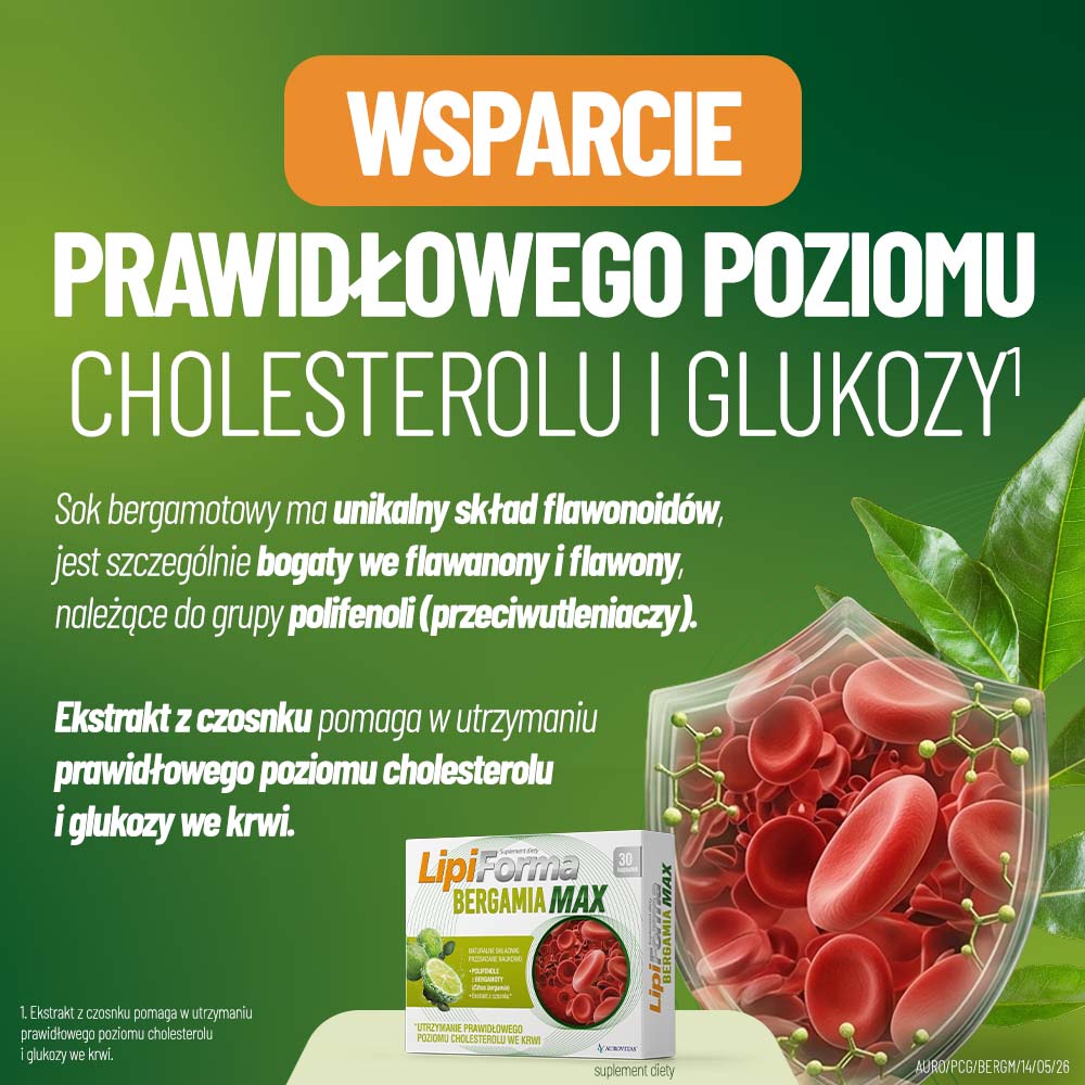Lipiforma Bergamia Max, 30 kapsułek twardych