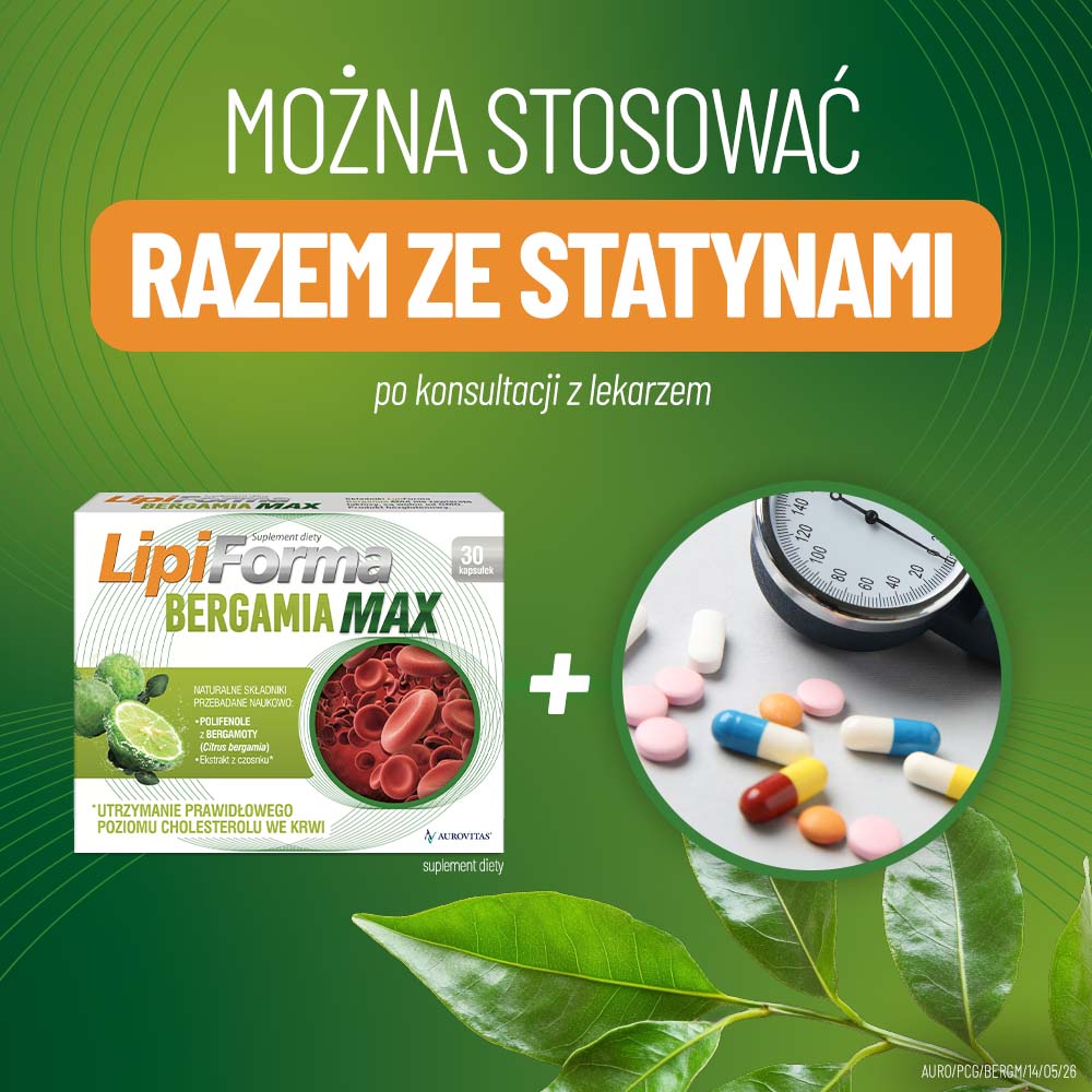 Lipiforma Bergamia Max, 30 kapsułek twardych