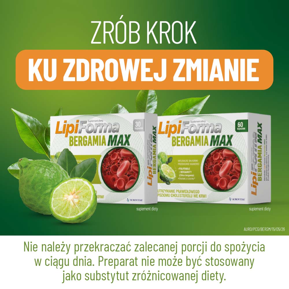 Lipiforma Bergamia Max, 60 kapsułek twardych