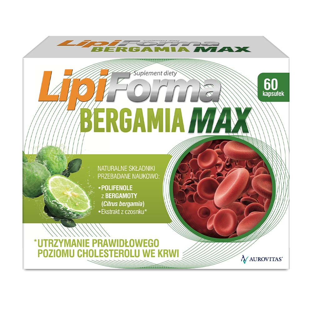 Lipiforma Bergamia Max, 60 kapsułek twardych