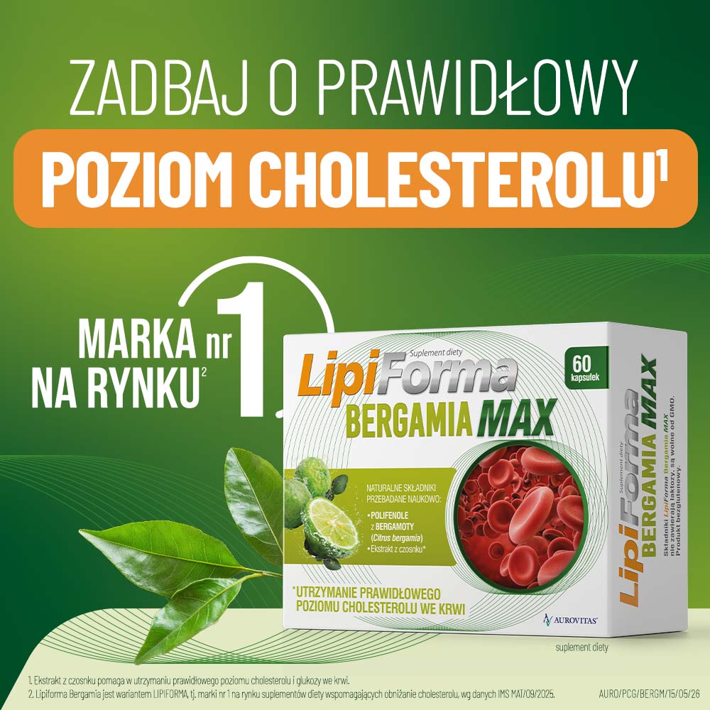Lipiforma Bergamia Max, 60 kapsułek twardych