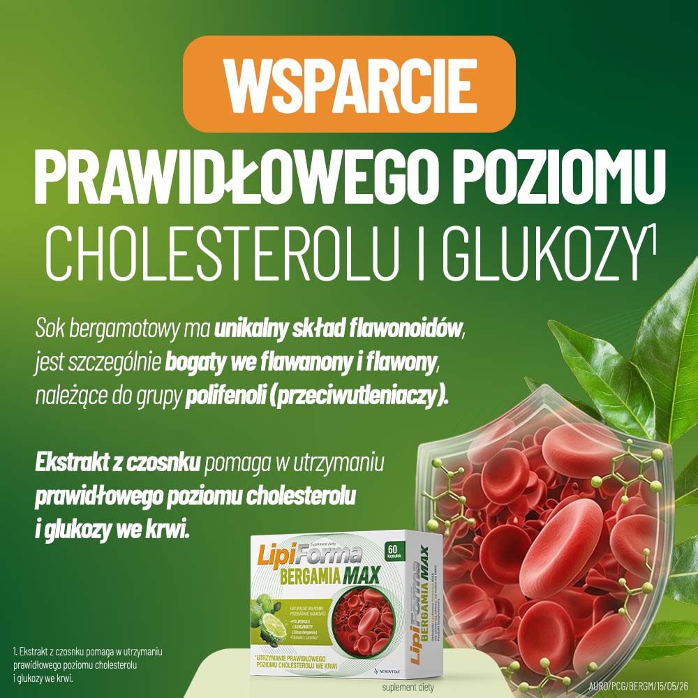 Lipiforma Bergamia Max, 60 kapsułek twardych