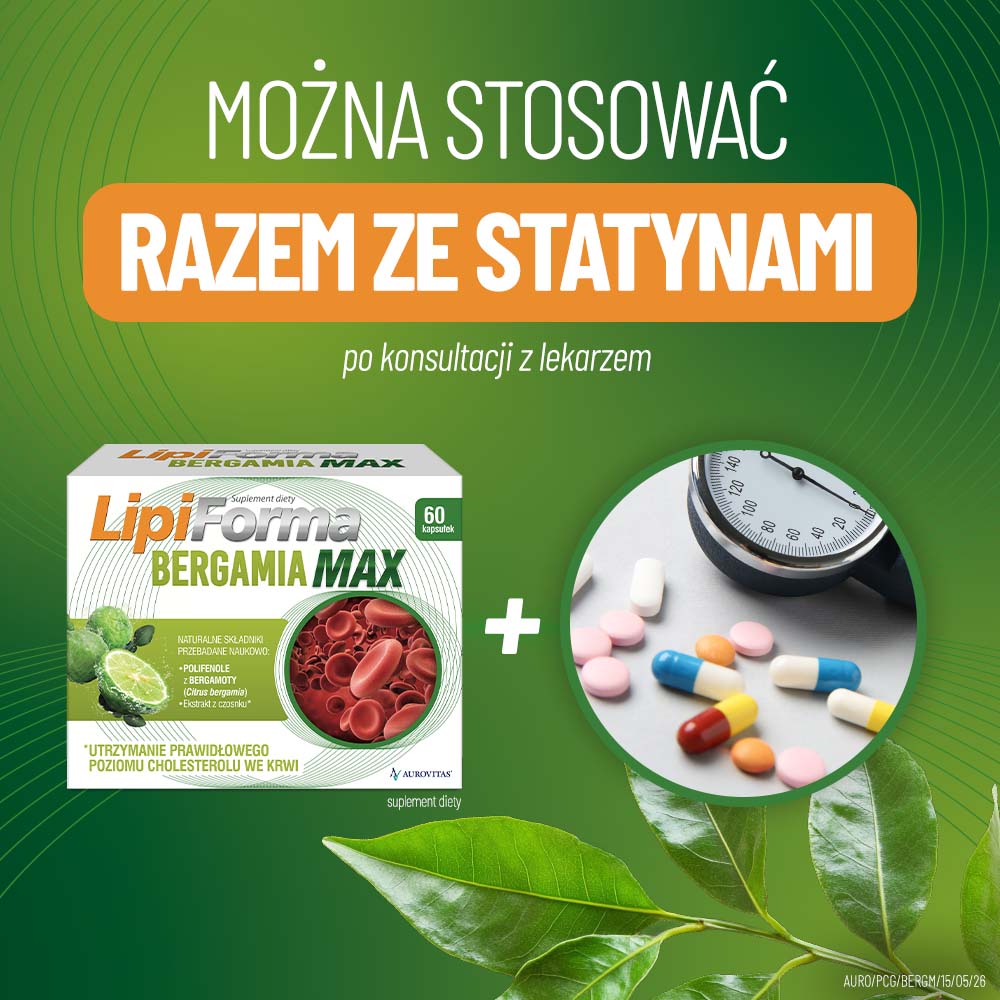 Lipiforma Bergamia Max, 60 kapsułek twardych