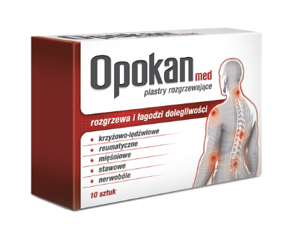 Opokan Med, plastry rozgrzewające, 10 szt.