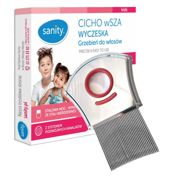 Cicho wSZA Wyczeska grzebień do włosów, 1szt.