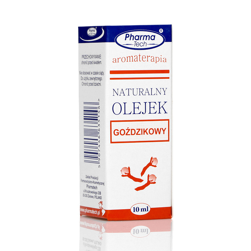 Olejek goździkowy, olejek eteryczny na zmęczenie i stres, butelka 10 ml