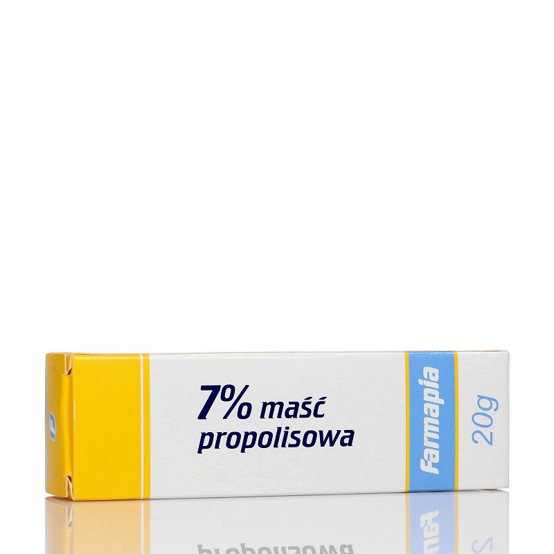Maść propolisowa 7%, maść do leczenia oparzeń termicznych odmrożeń i odleżyn, tuba 20 g