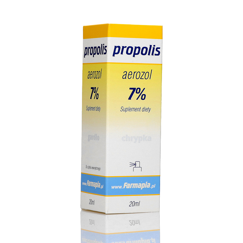 Propolis 7%, roztwór doustny ze składnikami wspierającymi odporność, 20 ml