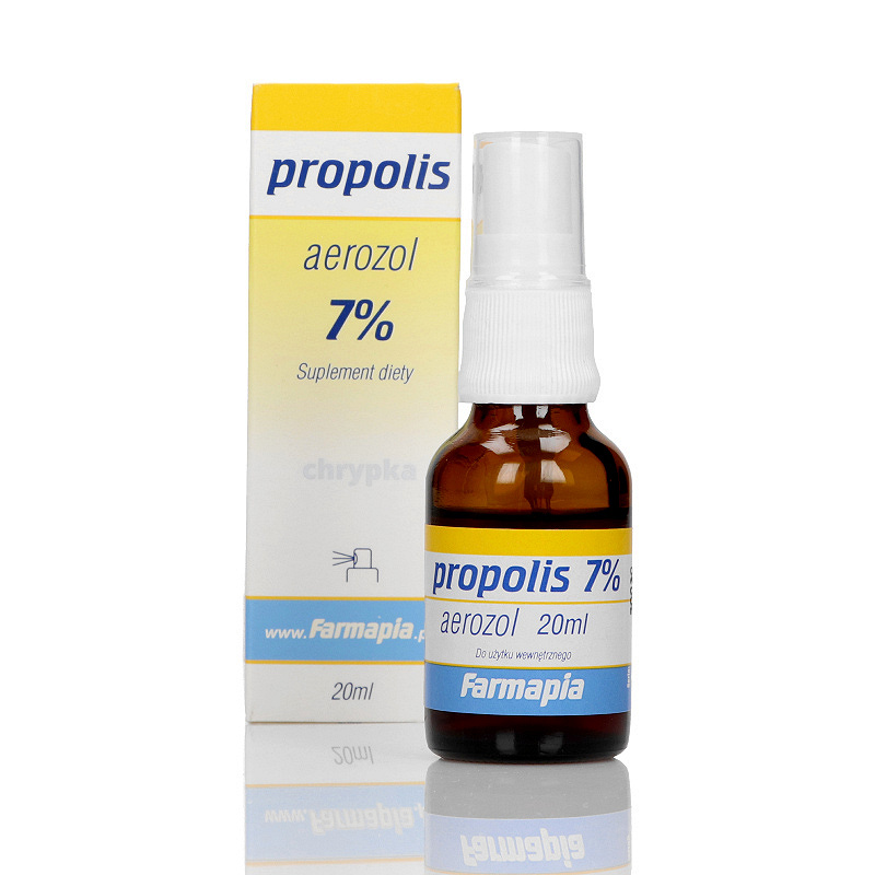 Propolis 7%, roztwór doustny ze składnikami wspierającymi odporność, 20 ml