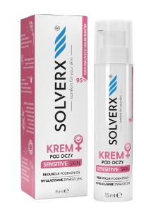 Solverx Sensitive Skin for Women, krem pod oczy, 15 ml