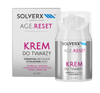 Solverx Age Reset, krem odmładzający do twarzy, 50 ml