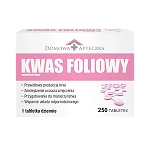 Kwas Foliowy tabletki dla kobiet przygotowujących się do macierzyństwa, 250 szt.